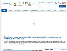 Tablet Screenshot of hub.africabiosciences.org